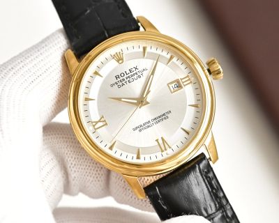 Rolex Datejust Citizen 8215 Movement 40mm 316L Steel Waterproof 100m Gold Watch